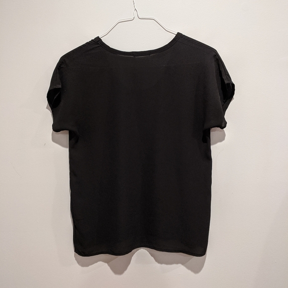 SOPRANO Wrinkle-free Short Sleeve Black Tee Shirt | Size XS - Picture 3 of 6